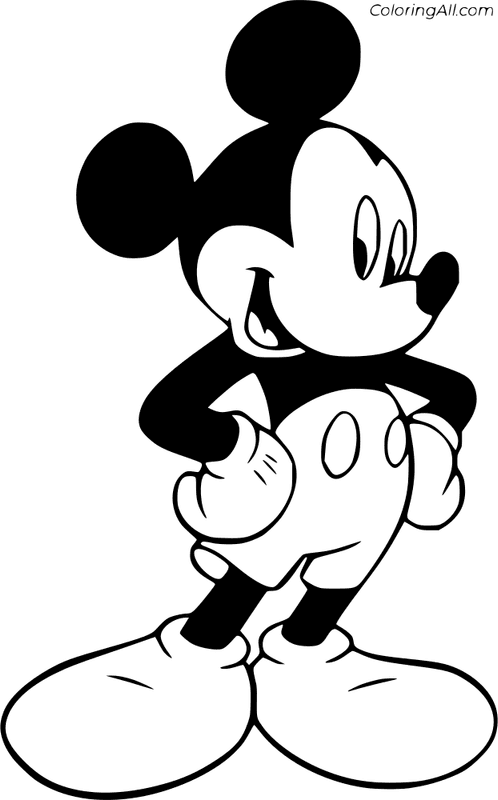 Mickey Mouse Coloring Page