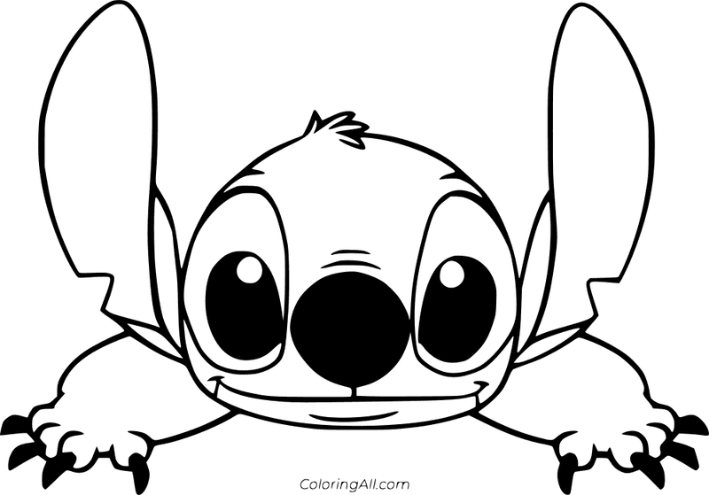 Stitch Coloring Page 2