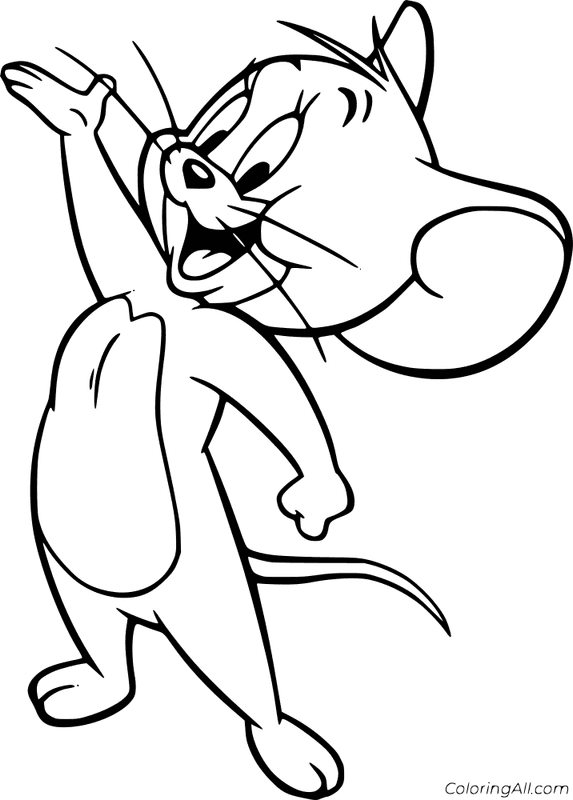 Tom and Jerry Coloring Page 5