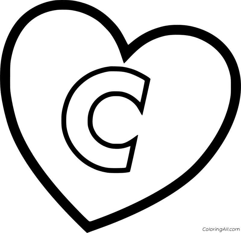 Letter C Coloring Page