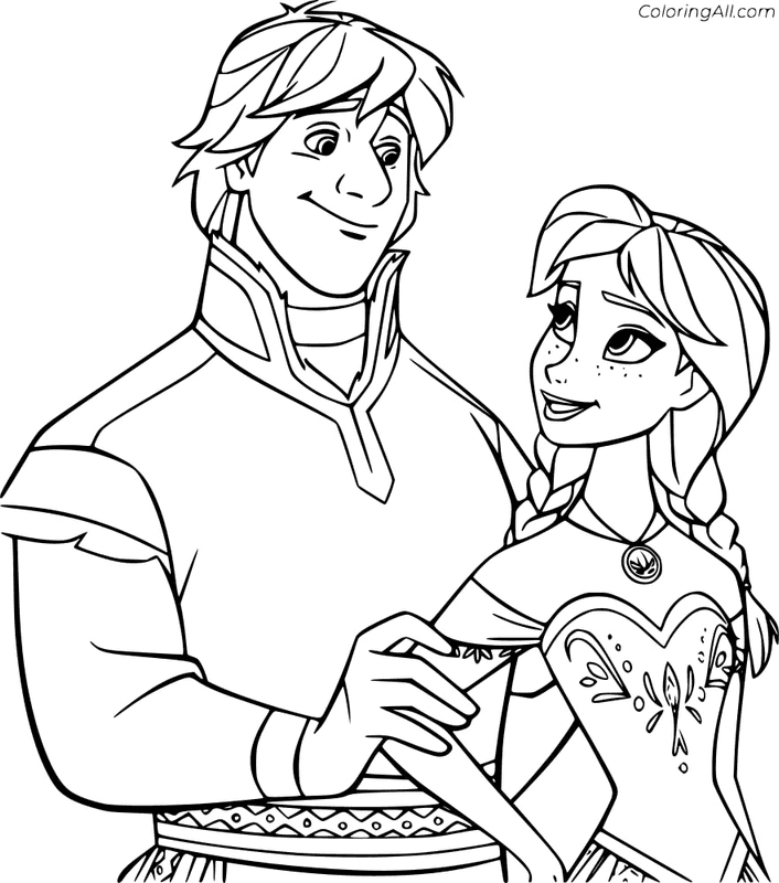 Anna and Kristoff Portrait