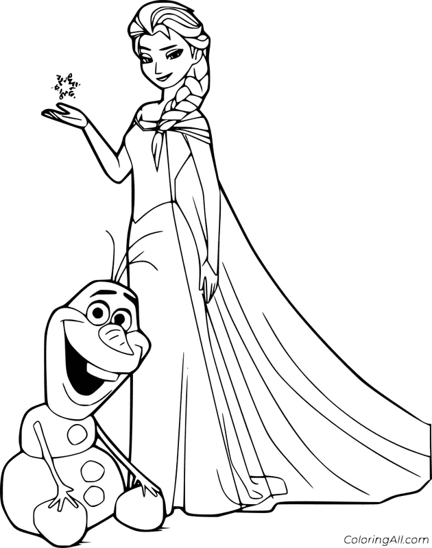 Elsa and Olaf