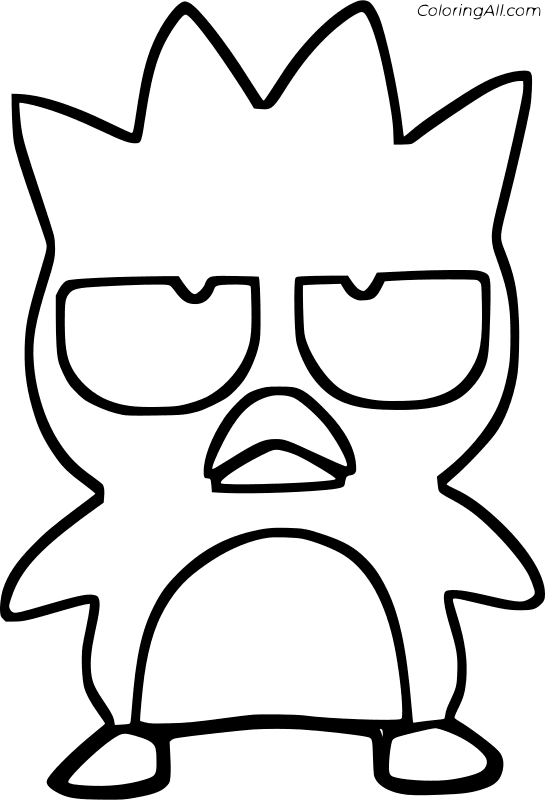 Badtz Maru Coloring Page 4