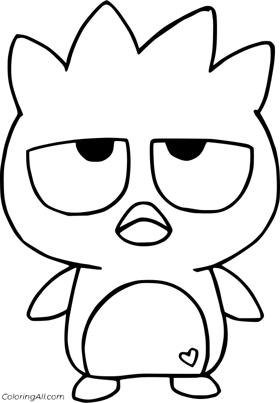 Badtz Maru Coloring Page 5
