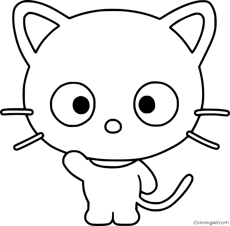 Chococat Coloring Page 2