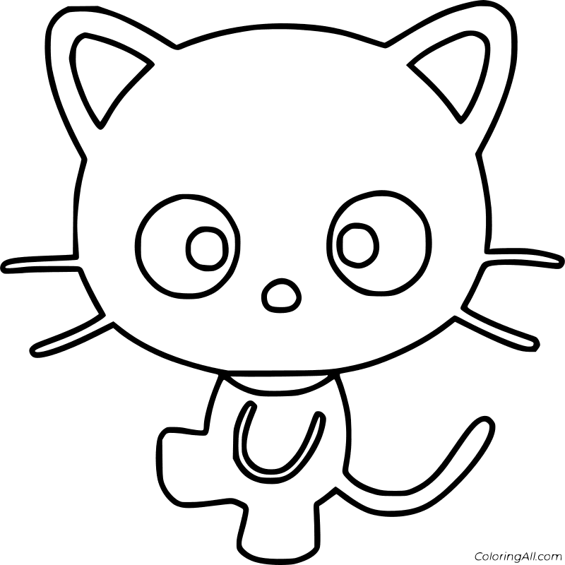 Chococat Coloring Page 3