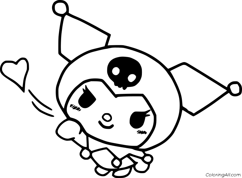 Kuromi Coloring Page 5