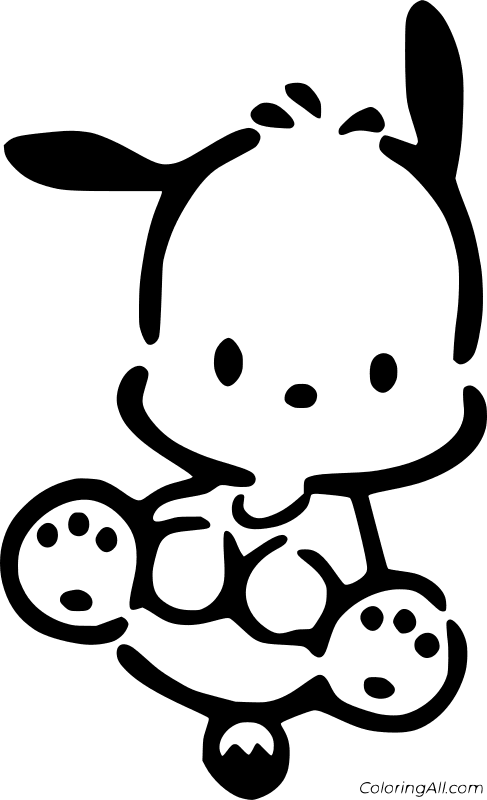Pochacco Coloring Page 3